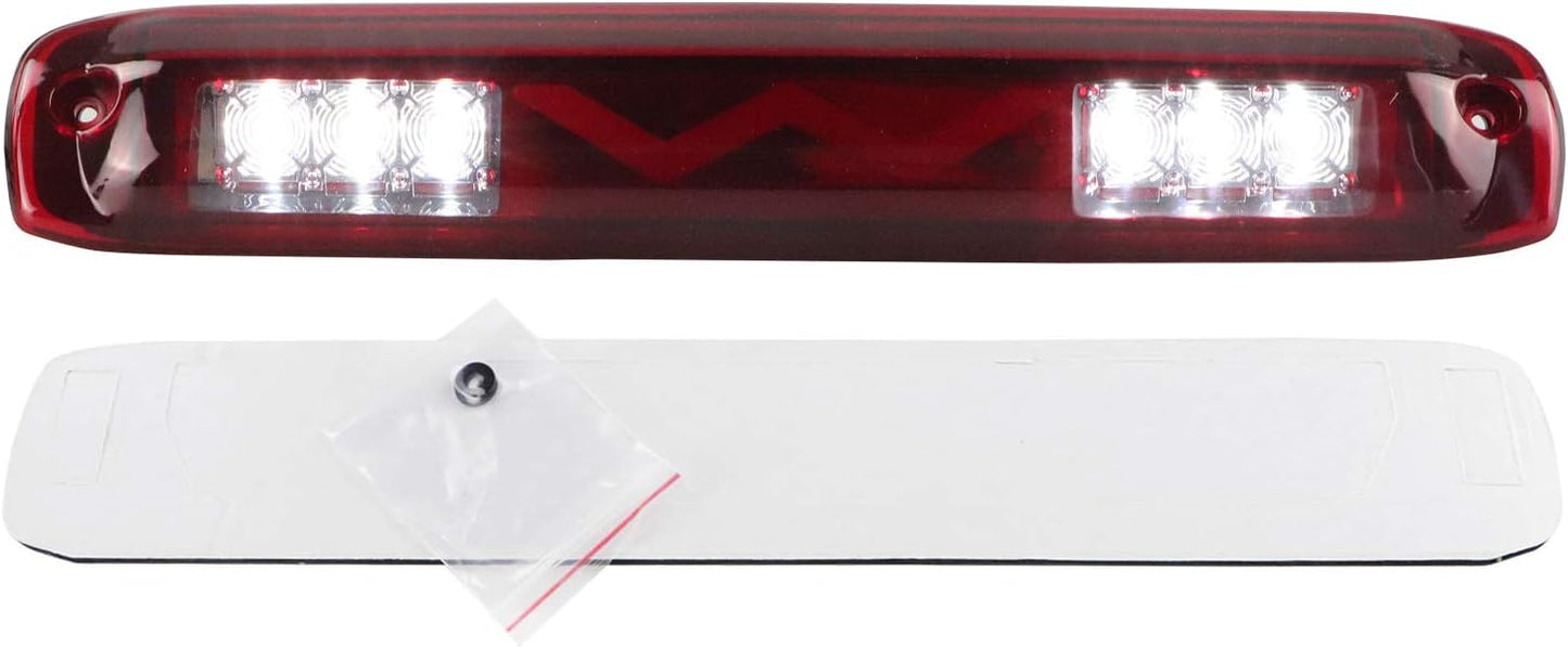Luz freno LED alta montaje Chevy Silverado GMC Sierra rojo
