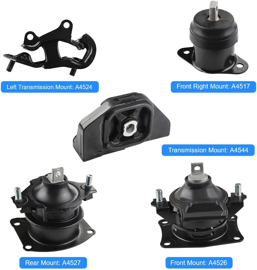 Repuesto montaje motor Acura TL 3.2L VTrans comp A4526