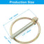 Kit 12 pines linchamiento 1/4 anillo tractores