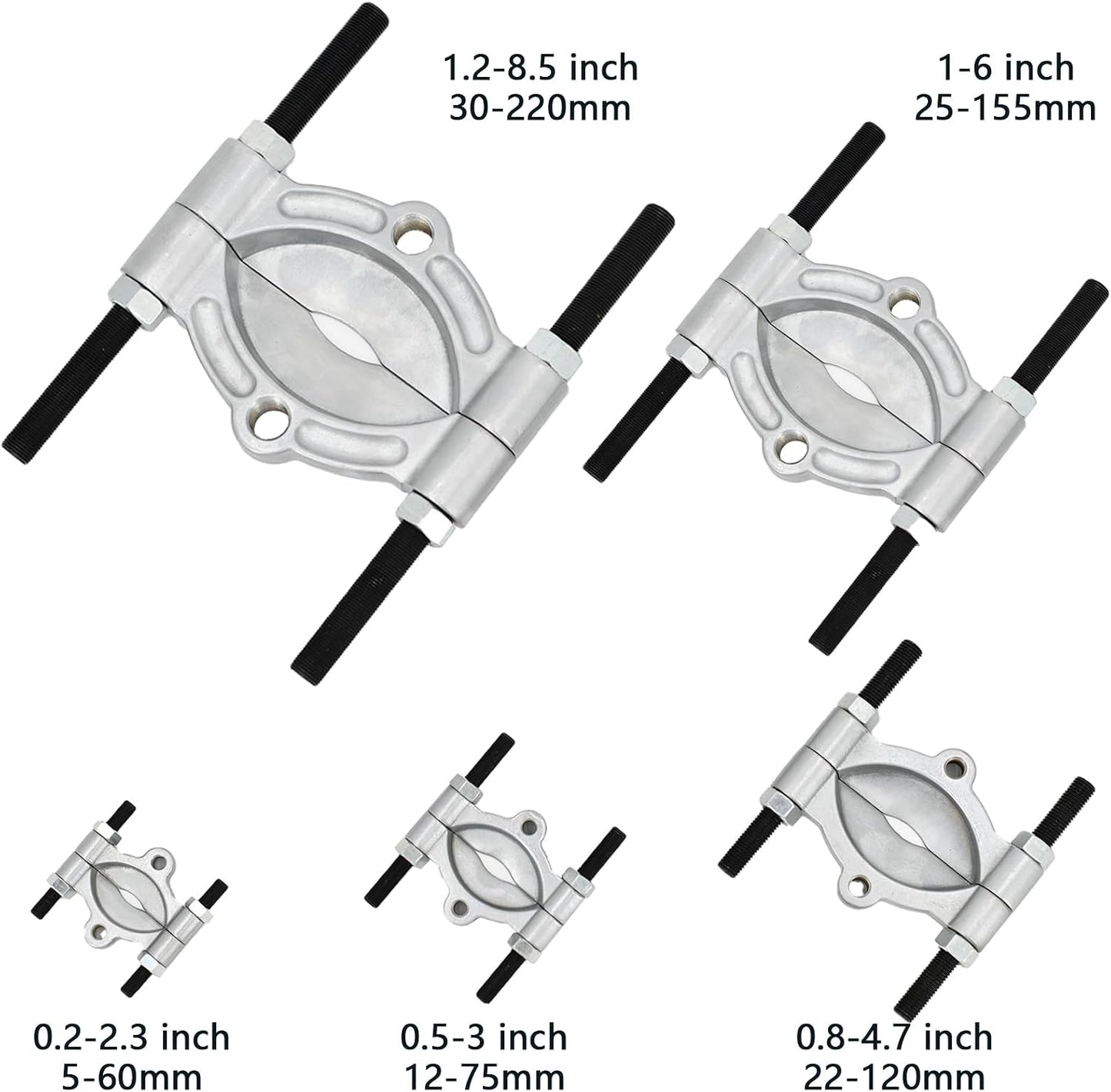Extractor rodamiento 0.5-3pulg separador piñón acero forjado