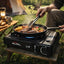 Estufa gas portátil 8000 BTU camping negro