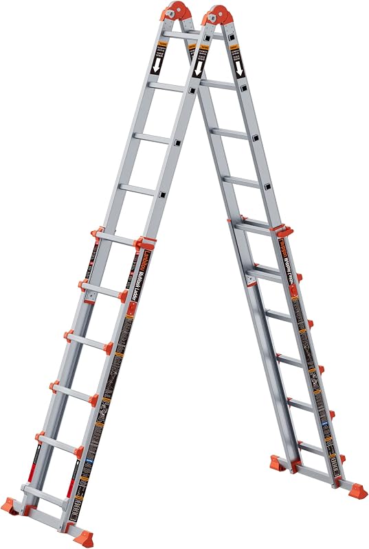 Escalera extensión 6 pasos antiderrap 22pulg plegable