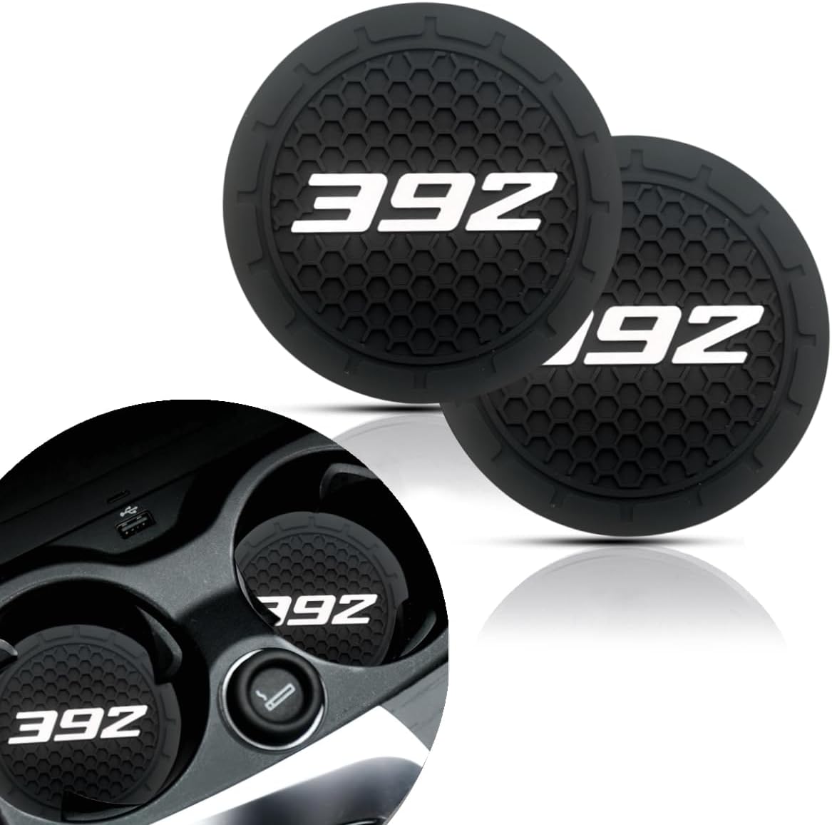 2 Portavasos antiderrap para Dodge Challenger Durango 392