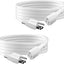 2 Cables Extensión 10ft para Exteriores 16/3 SJTW 3 Clavijas