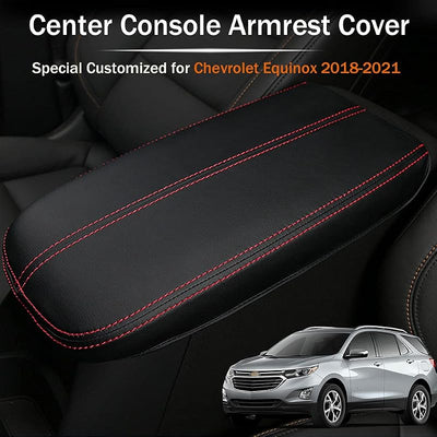 Funda reposabrazos consola central piel Chevy Equinox 18-24