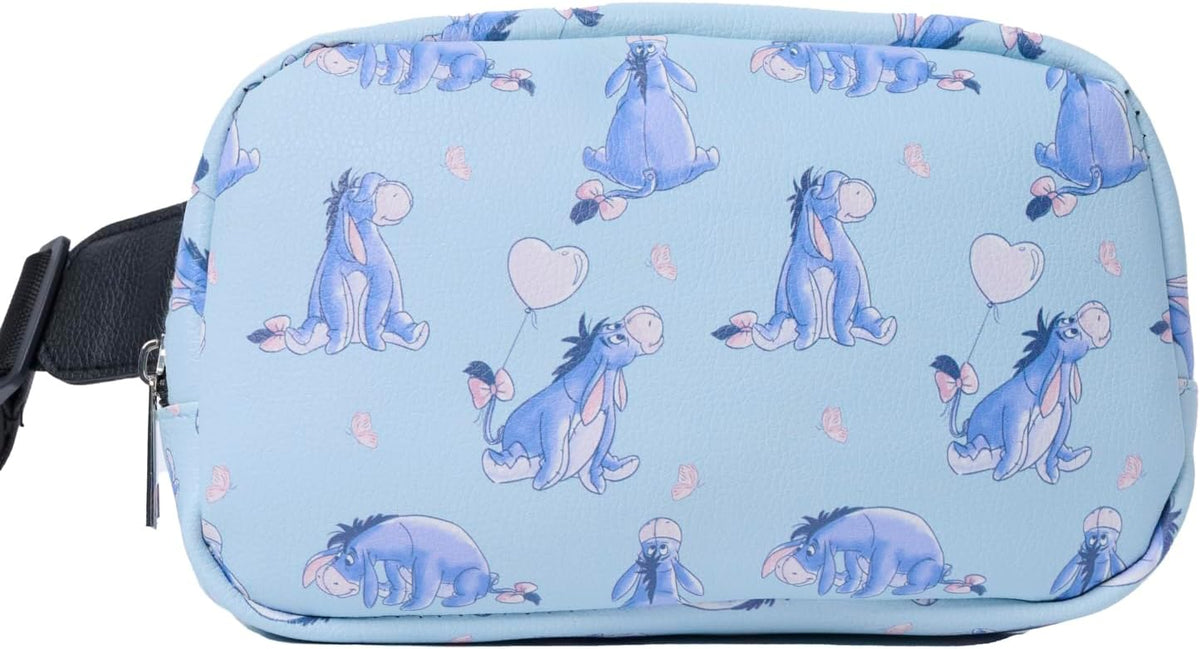 Riñonera cruzada mujer Eeyore AOP azul