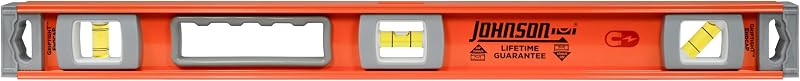 Viga magnética aluminio 24" naranja 1 nivel