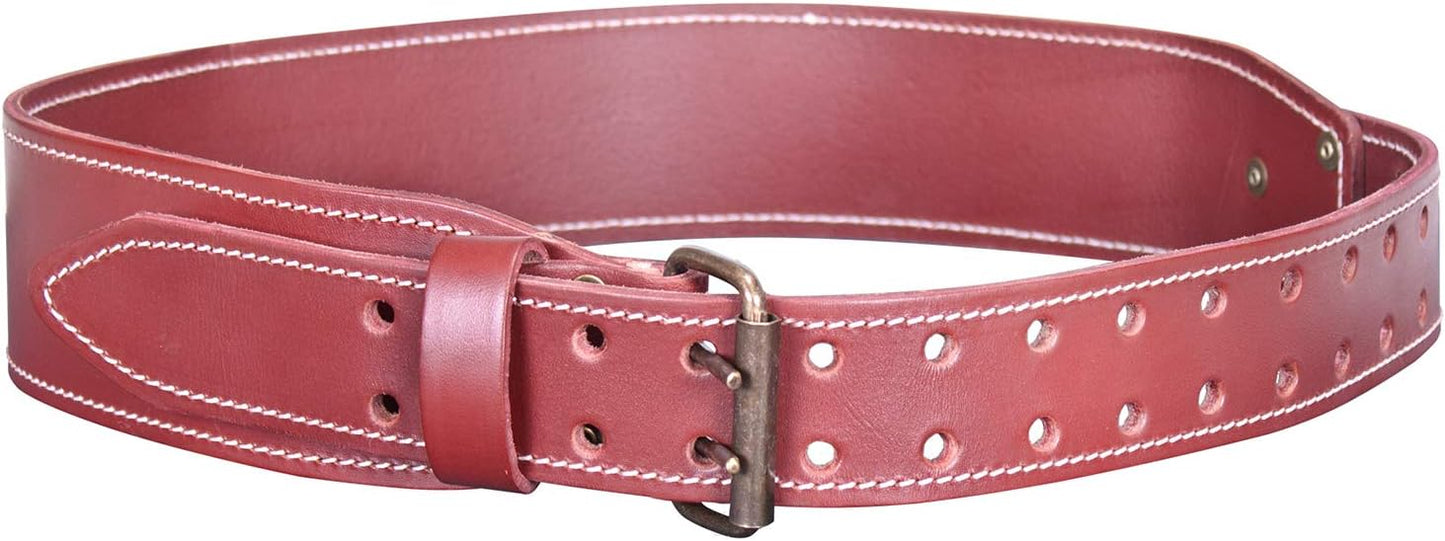 Cinturón trabajo cuero resistente 3" talla XL