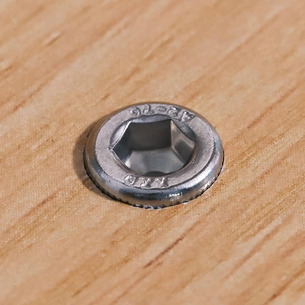 100 Tornillos Huecos M3 Acero Inox 304