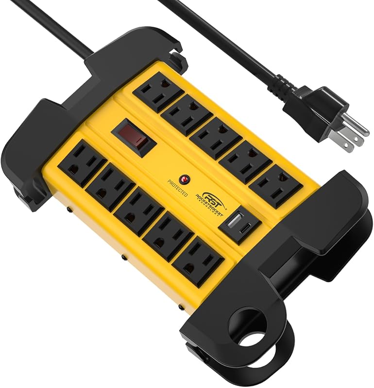 Regleta alimentación 10 salidas USB-C 6ft ETL 2800J