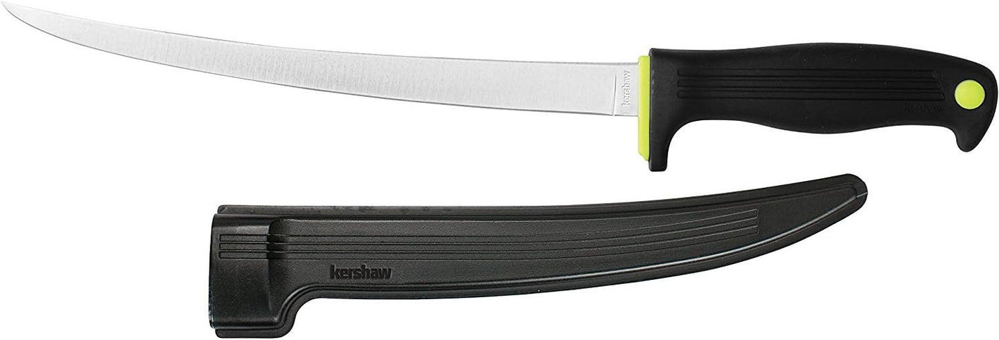 Cuchillo filete con vaina ABS para peces grandes