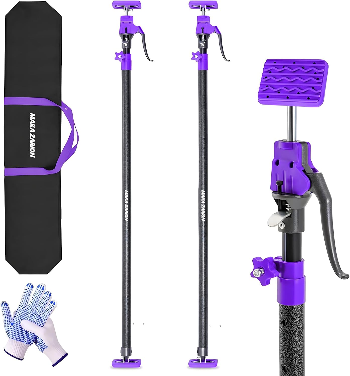 Poste soporte ajustable para gabinete acero
