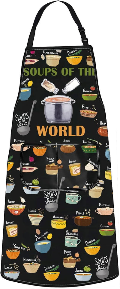 Delantal cocina sopa regalo temático