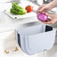 Mini cubo basura plegable colgante cocina pared