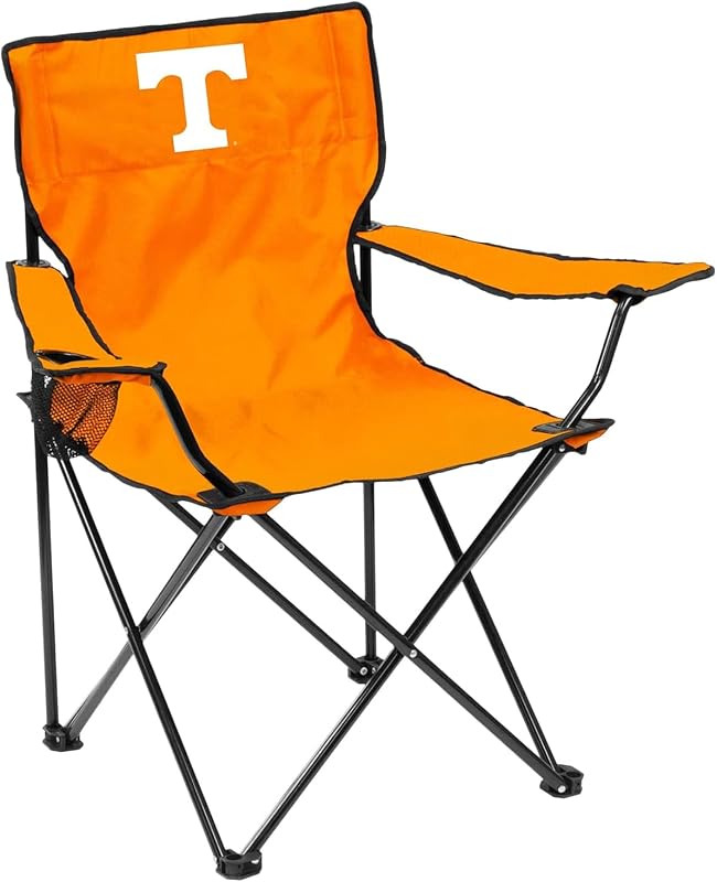 Silla plegable NCAA Quad con reposabrazos y portavasos