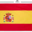Bandera España 3x5ft poliéster ojales latón