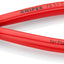 Cortador diagonal plástico 45 grados rojo