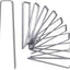 Estacas galvanizadas U 6pulg 25uds resistentes