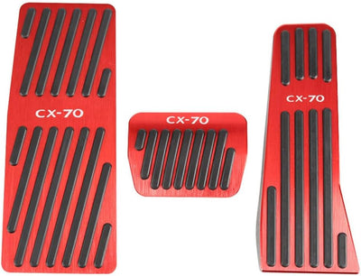 3 Almohadillas Antiderrap Aluminio Pedal Freno Acelerador