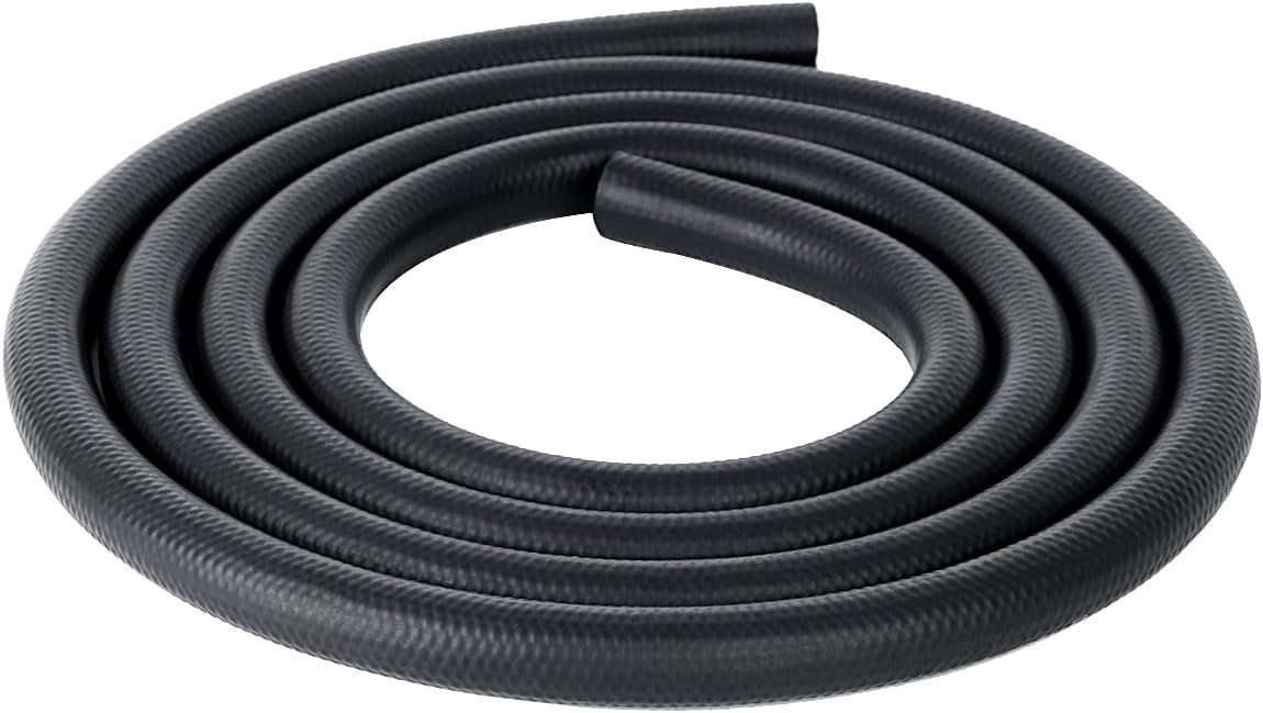 Manguera combustible ID 5/16" caucho NBR 5ft negro