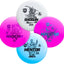 Kit 4 discos golf Active Line para principiantes plástico base