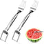 Cortador de sandía 2 piezas mango ergonómico para frutas melón miel