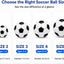 3 Balón fútbol tamaños 2-5 con bomba para niños y adultos