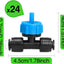 Pack 24 Emisores Riego Goteo Compensación 1gph 1/4"