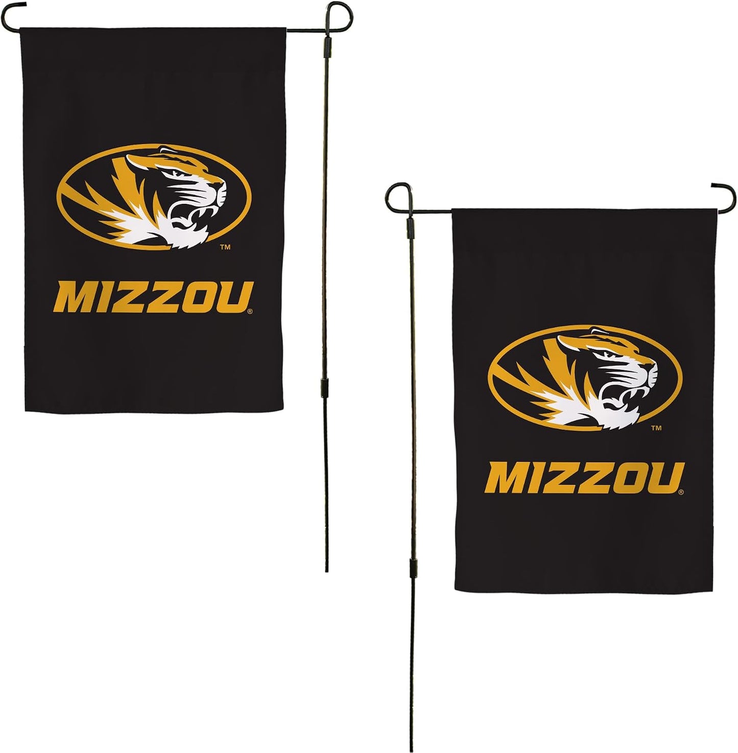 Bandera jardín Missouri Tigers 100% poliéster diseño D