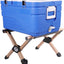 Soporte enfriador plegable aluminio madera nogal ajustable