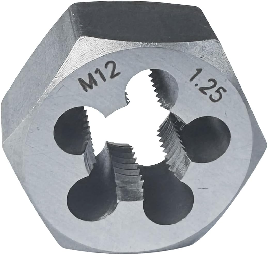 Troquel rosca hexagonal acero carbono diestro M12x1.25
