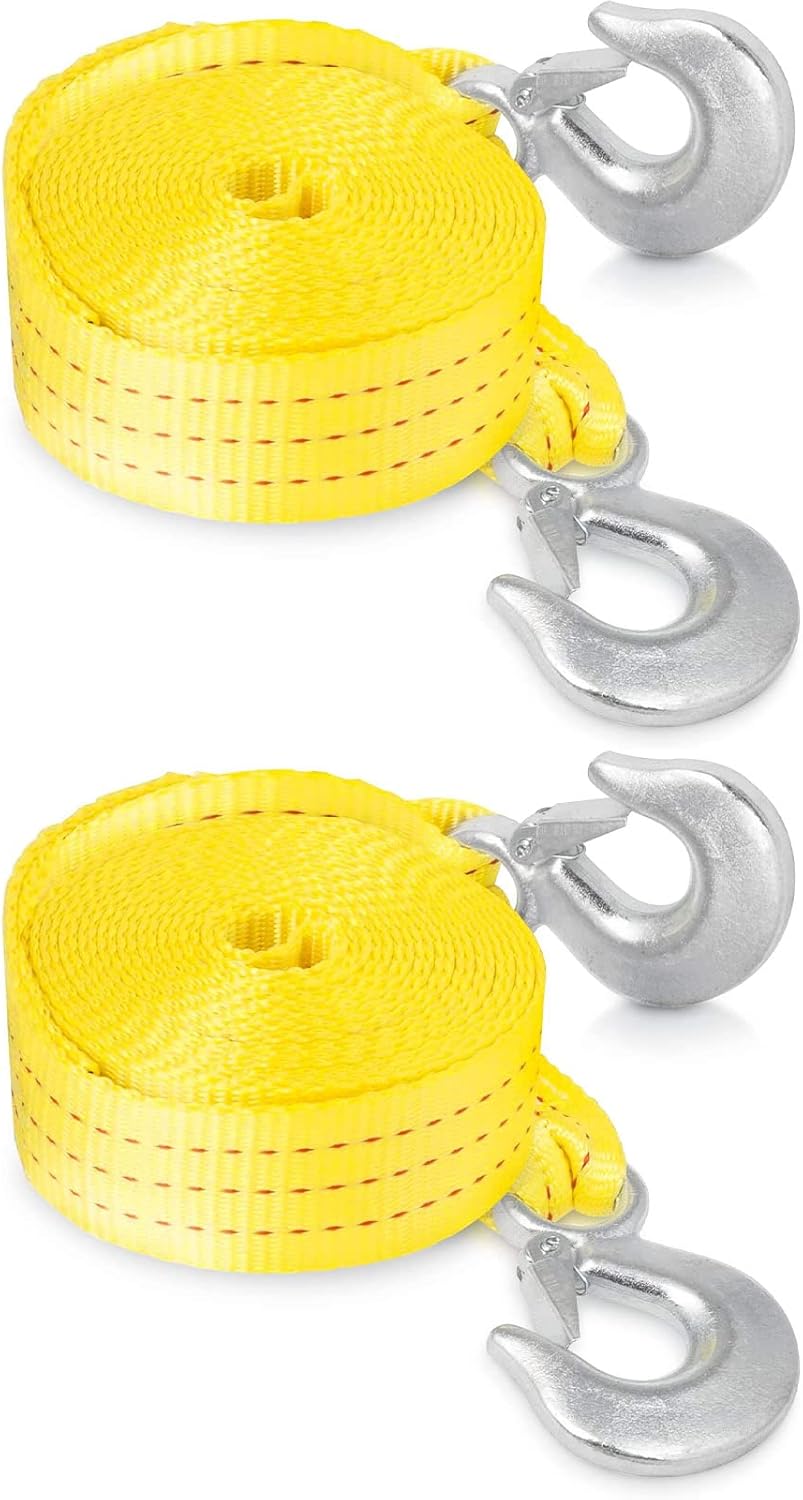 Correa remolque 2" x20pies 10000lb poliéster 2 pack