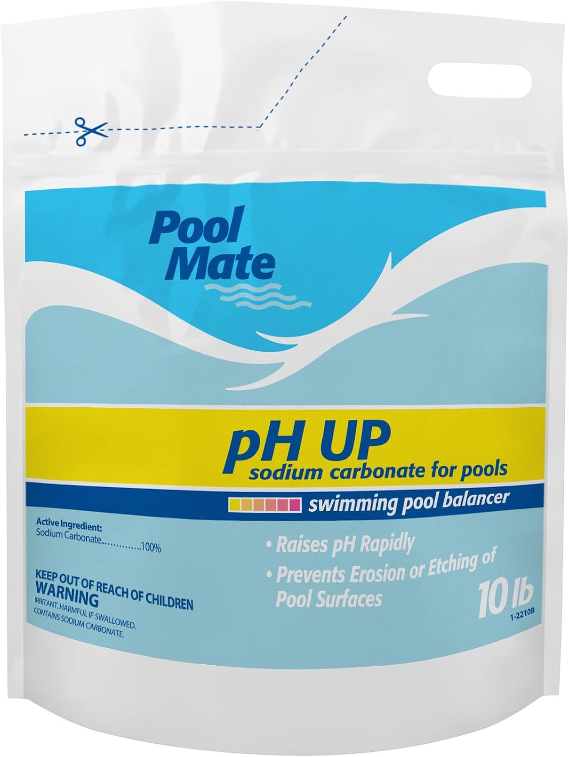 pH Up para Piscinas 10 Libras 100 Carbonato Sodio
