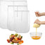 3 Pzas Bolsas Leche Nuez Reutilizables 80 Mallas Nylon Con Cordón