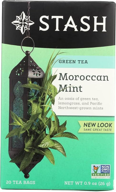 Té verde marroquí con menta 20 bolsas