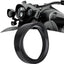 Visera anillo 7" aluminio negro para Harley Touring