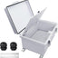 Caja eléctrica impermeable IP67 plástico ABS con soporte