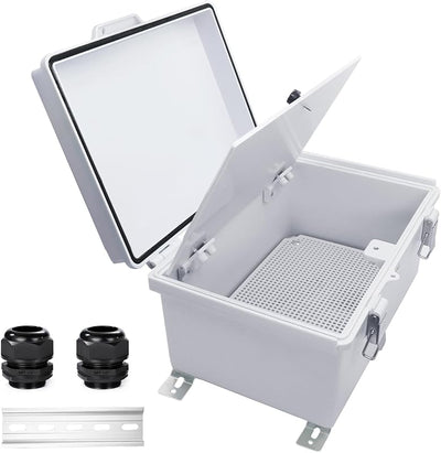 Caja eléctrica impermeable IP67 plástico ABS con soporte