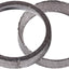 Junta escape Harley grafito acero 48mm 4 pzas