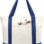 30 Bolsas Lona con Bolsillo Cremallera Reutilizables