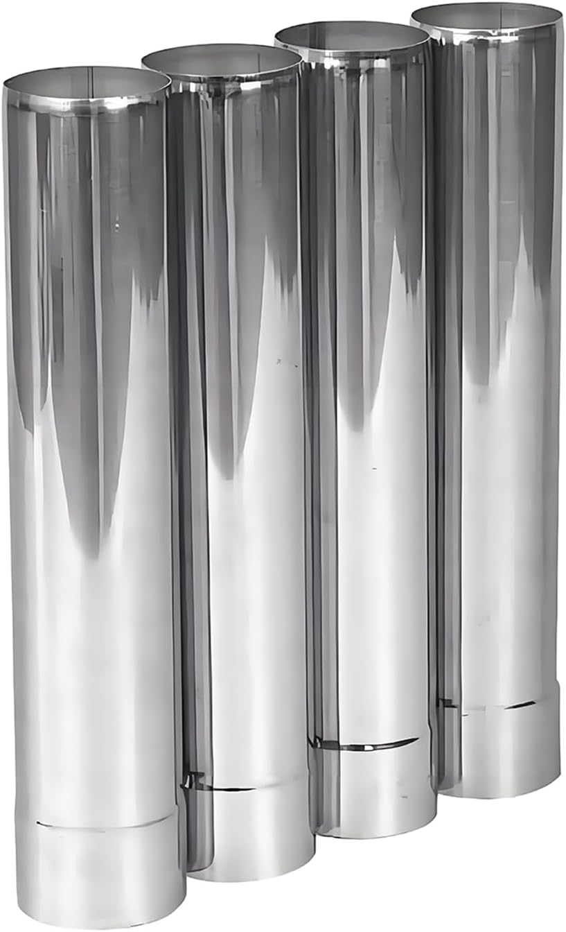 Tubo chimenea acero inox 4 secciones 6x32cm