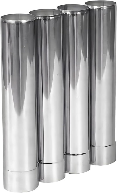 Tubo chimenea acero inox 4 secciones 6x32cm