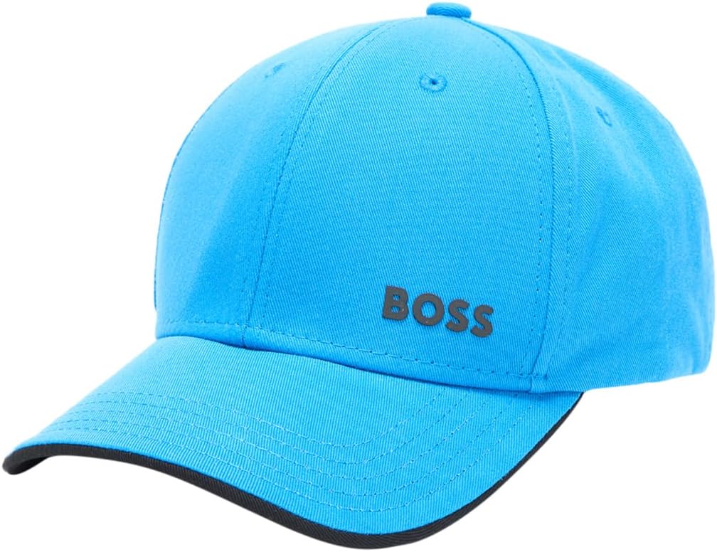 Sombrero algodón sarga con logotipo curvado hombre