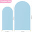 Set 2 fundas arco boda spandex 7.2x6pies soporte fondo azul