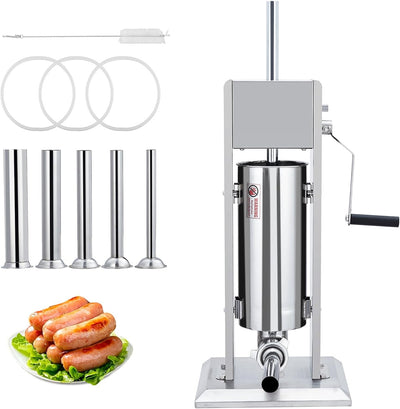 Máquina manual para hacer salchichas acero inox 22lb
