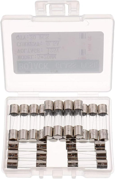 Fusibles 5A 125V 5x20mm de vidrio soplado rápido