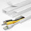 Kit gestión cables pared 42pulg blanco ancho 0.98