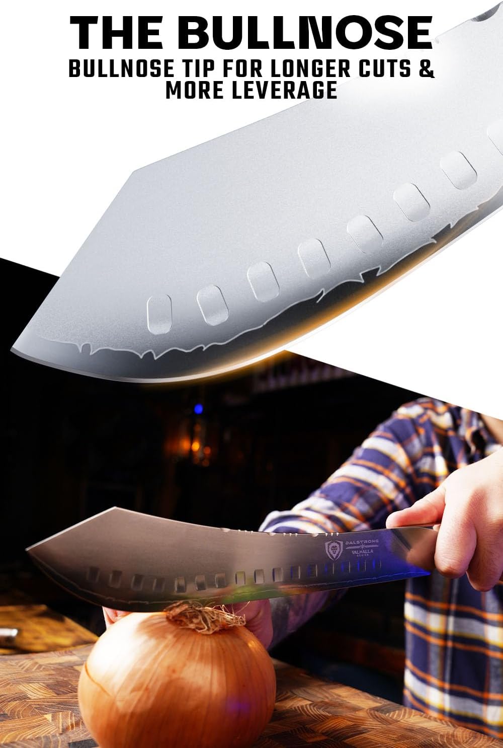 Cuchillo carnicero Valhalla 10pulg acero HC mango resina