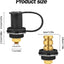 Poste carga batería UTV 250A 3/8" cubierta goma impermeable