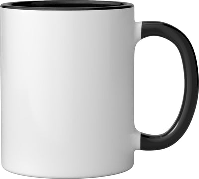 Taza cerámica Kingsport Design College Tennessee Camuflaje Negro/Blanco